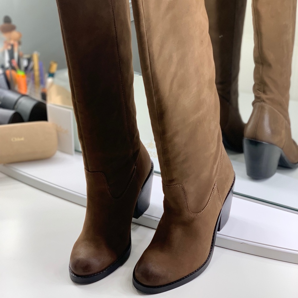 Genuine leather western style boots! H&M